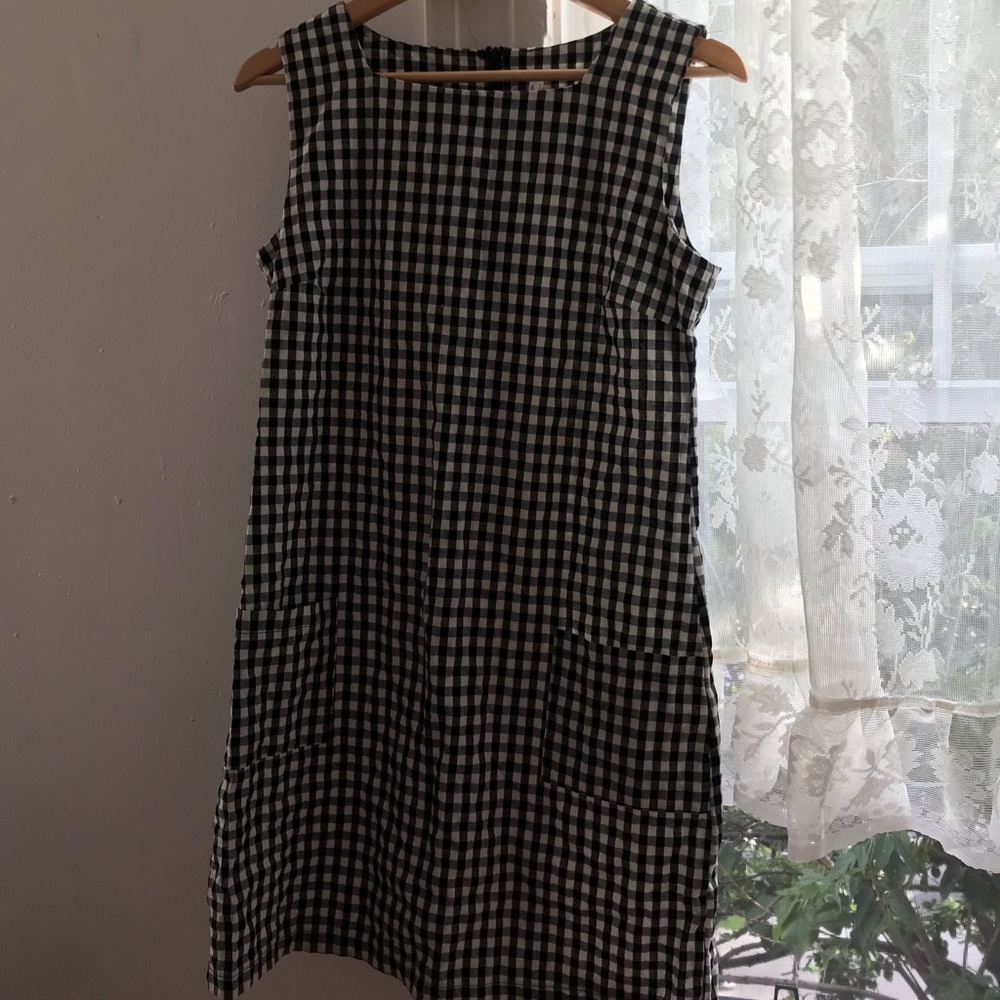 nwot nasty gal gingham shift dress.
